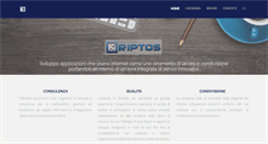 Desktop Screenshot of kriptosconsulting.com